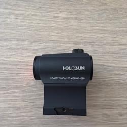 Viseur point rouge Holosun HS403C - 2 MOA - comme neuf