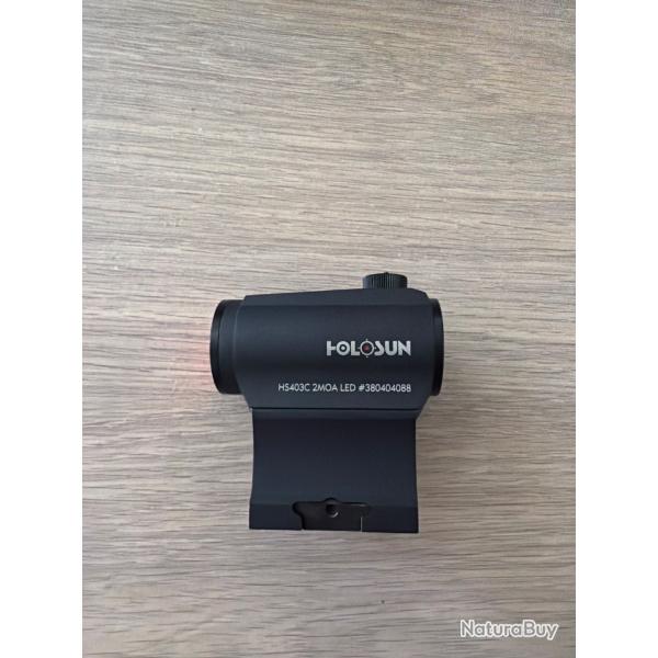 Viseur point rouge Holosun HS403C - 2 MOA - comme neuf