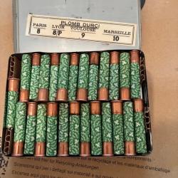 Munition 9 mm double charge