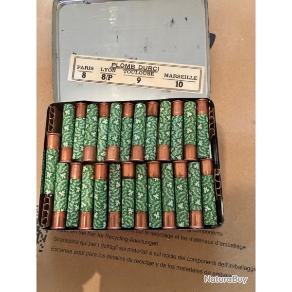 Munition 9 mm double charge