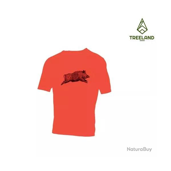T-shirt sanglier enfant treeland 6 ans
