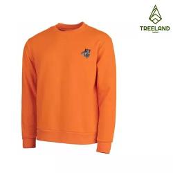Sweat  treeland orange motif sanglier M