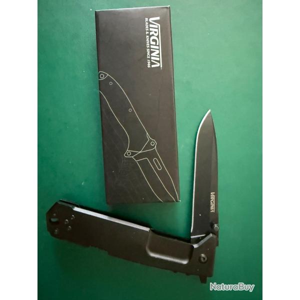Couteau pliant VIRGINIA NEUF � 1� SANS PRIX DE R�SERVE!