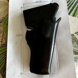 TRES BEL ETUI CUIR SCORPION POUR REVOLVER 3" / 4"