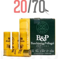 Cartouches B&P MB Dispersante Cal.20 N&deg;9,5 27 gr
