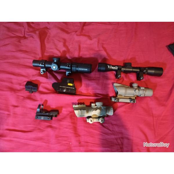 Maxi lot d'optique Airsoft !