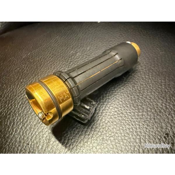 !!! RARE !!! T�te de culasse Blaser R93 Titane or droit magnum