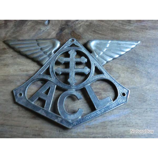 insigne plaque  a�roclub croix de lorraine