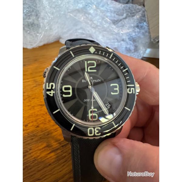 MONTRE Blancpain Fifty Fathoms edition limit�e � 500 exemplaires Fathoms - R�f. 50015-12B30-52B