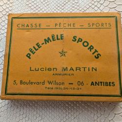 Cartouches calibre 16 poudre T plomb 7 Ancienne armurerie Antibes