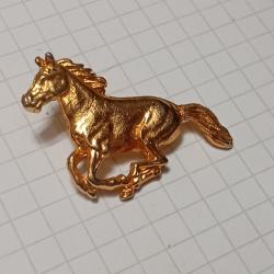 Pin's cheval horse couleur or relief ref 2805