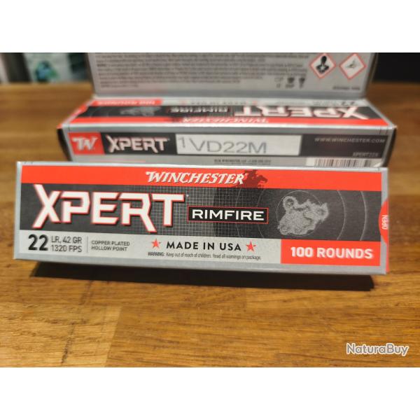 Munitions 22 lr Winchester Rimfire ( Lots de 6 bo�tes de 100)