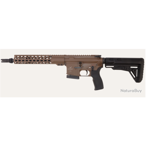 Carabine semi-automatique LEGACY ARMAMENT AR EXTREME Custom Level 1 FDE cal.223 Rem canon 8" ou 12" 