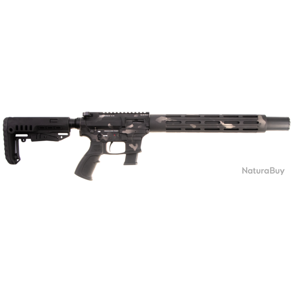 Carabine semi-automatique LEGACY ARMAMENT AR9 SD Black Camo cal. 9x19