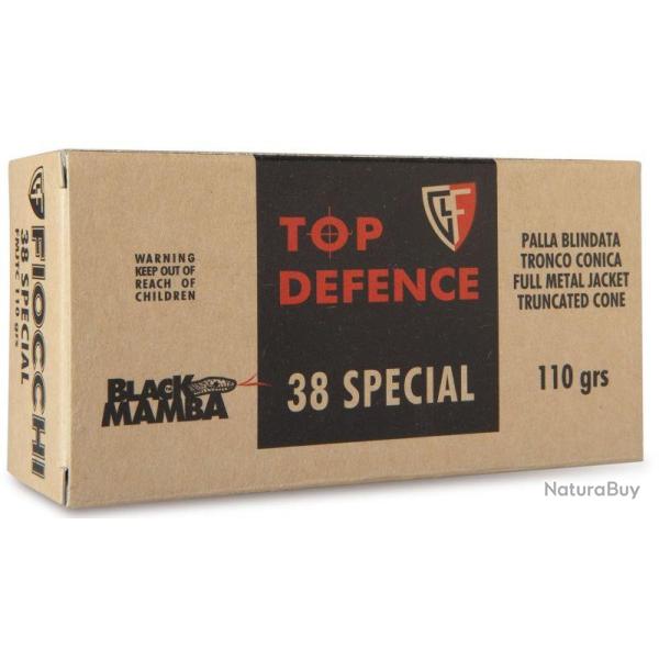 Cartouches FIOCCHI Black Mamba .38 Sp�cial FMJTC 110 gr