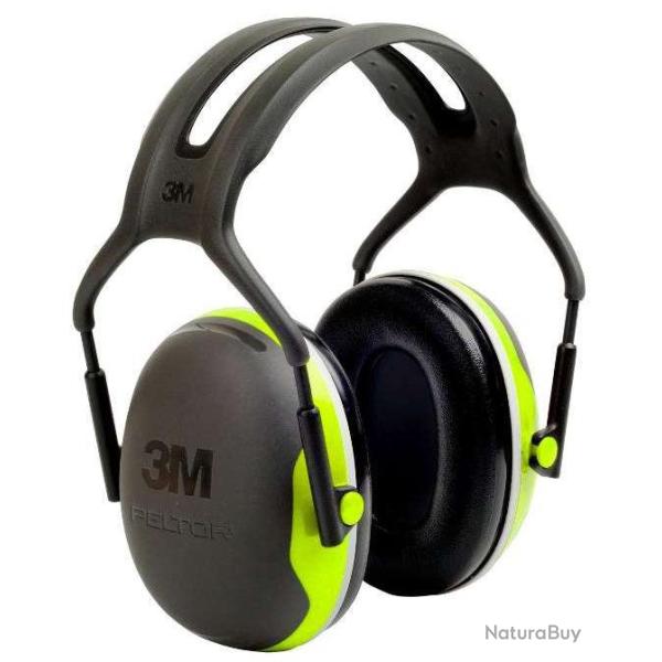 Casque anti-bruit 3M PELTOR X4A noir / vert fluo