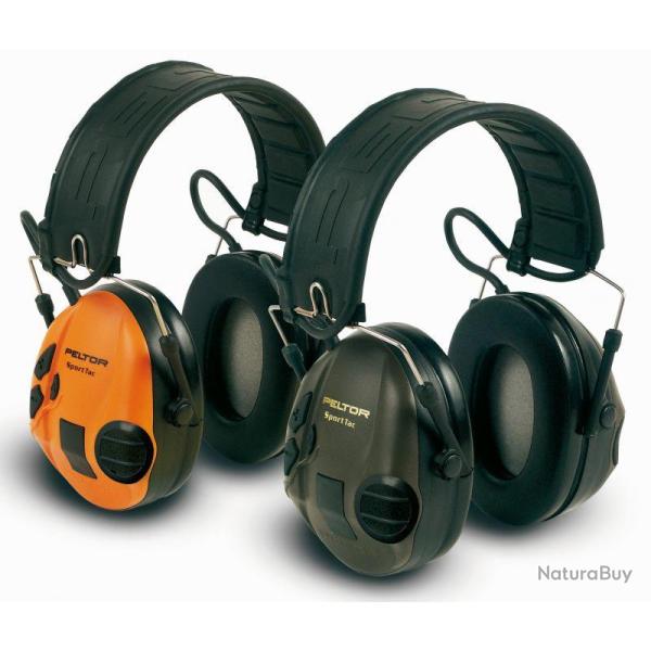 Casque �lectronique 3M PELTOR SportTac orange / vert