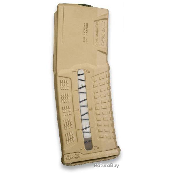 Chargeur FAB Defense Ultimag 30R 30 Coups Tan pour AR15 / M4 Cal. 5.56