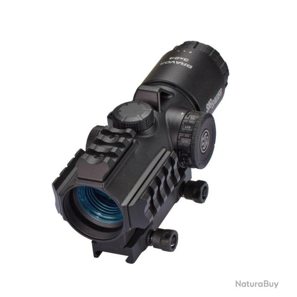 Lunette prismatique SIG SAUER BRAVO 3 3x24 Horseshoe Dot .300 Blackout