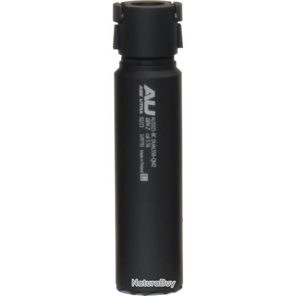 Silencieux ASE UTRA Dual 556-QM2 cal. 5.56 mm BoreLock Cerakote noir montage A1/A2
