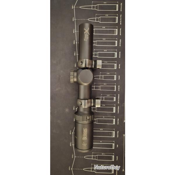 Lunette Burris Four Xe 1-4x24 (ou Four X) R�ticule Lumineux - �tat Irr�prochable