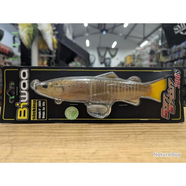 Leurre souple BIWAA s'trout Soft 20cm #CT06 BROWN