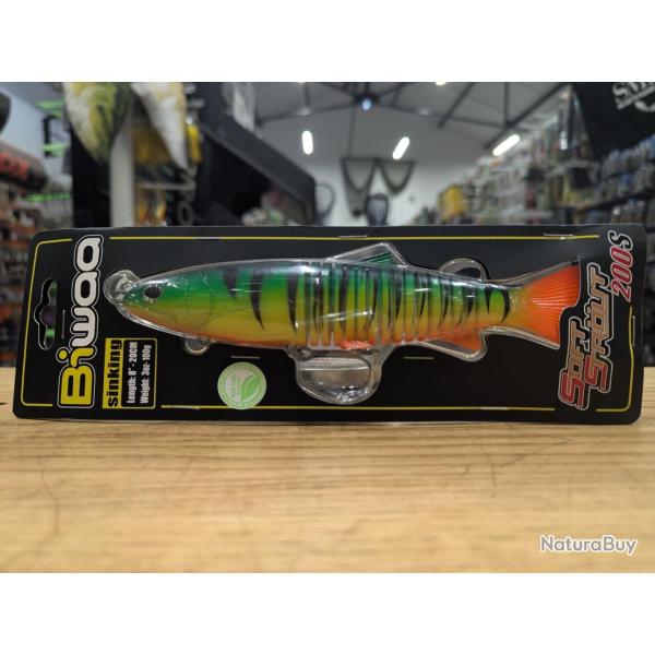 Leurre souple BIWAA s'trout Soft 20cm #12 FIRE TIGER