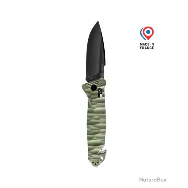 Couteau C.A.C� Lisse - Kaki Noir