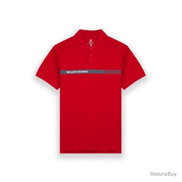 Polo Manches Courtes S�curit� Incendie - GK SAFETEK� XL