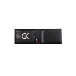 Porte-carte mini horizontal 2 volets Noir