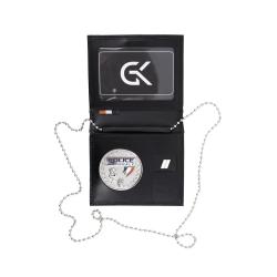 Porte-Cartes avec Emplacements Grade et M&eacute;daille - GK Noir
