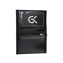 Porte-Cartes Mini 2 Volets - GK Noir