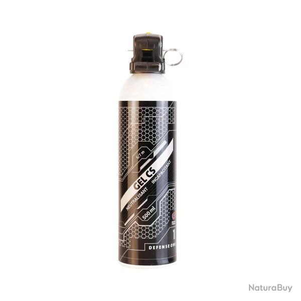 A�rosol Gel Actif CS 500ml - DEFENSE ONE Noir