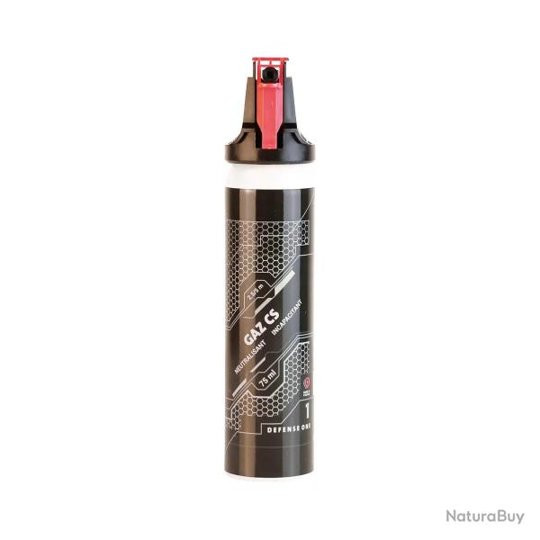 A�rosol Gaz Actif CS 75ml - DEFENSE ONE Noir