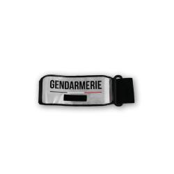 Brassard gendarmerie avec emplacement RIO Noir