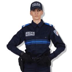 Chemise marine manches longues police municipale 4XL