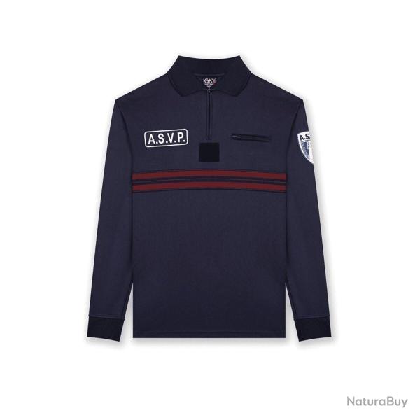 Polo AVSP Manches Longues Respirantes 5XL