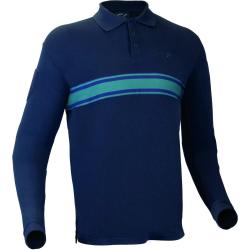 Polo Manches Longues Bandes Vertes 4XL