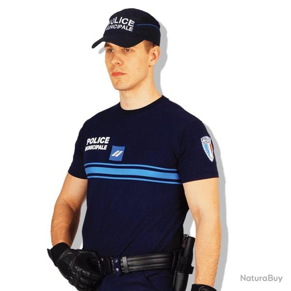 Tee-shirt marine manches courtes XL