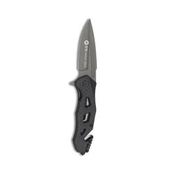 Couteau Pliant Tactique G10 Carbone - K25 Noir