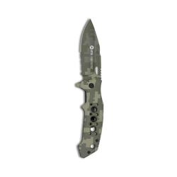 Couteau Pliant Tactique Pixel Vert - K25 CAM CE