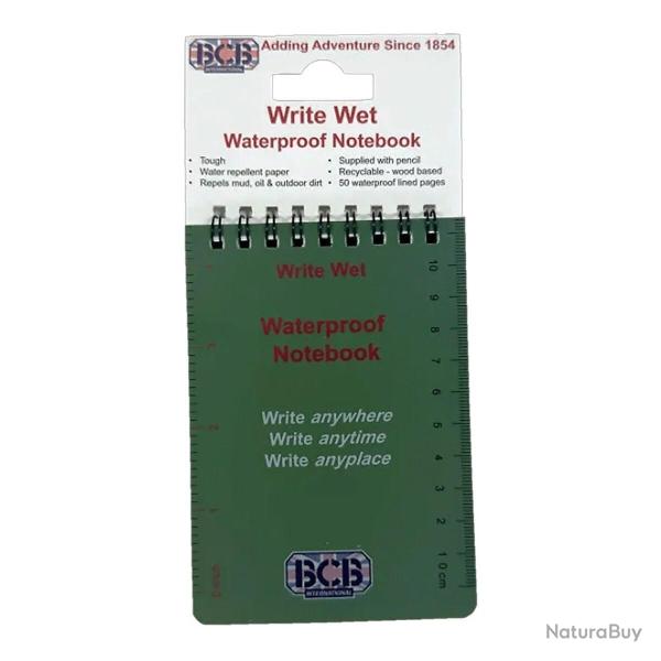 Carnet De Notes Waterproof Format A5 - VERT OD Vert OD