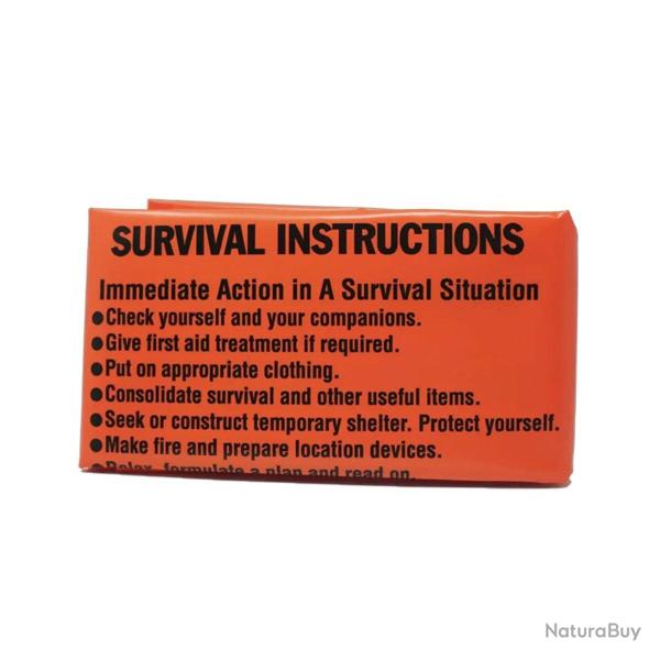 Sac De Survie Imprim� Orange
