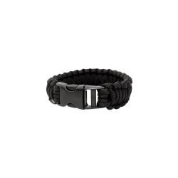 Bracelet Paracorde 9&acute;&acute;- Noir Vert OD