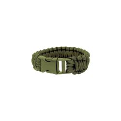 Bracelet Paracorde 9&acute;&acute;- Vert OD Noir