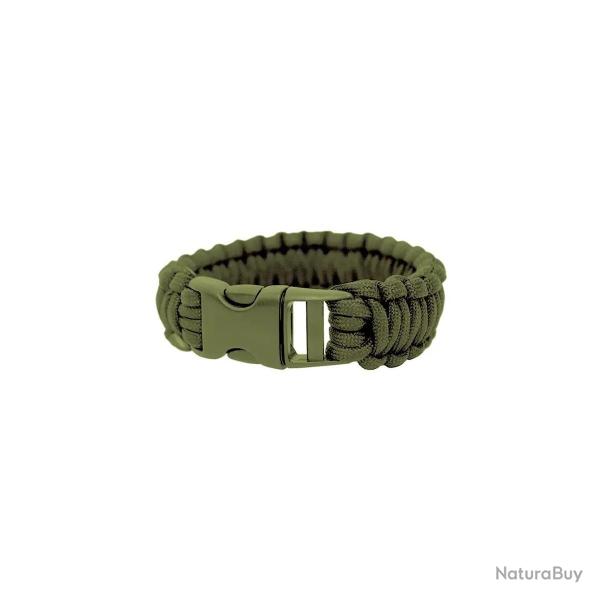 Bracelet Paracorde 9��- Vert OD Noir