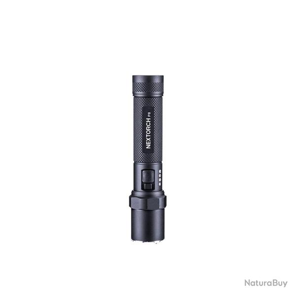 Lampe de Poche Compacte P8 1600 Lumens - NEXTORCH Noir