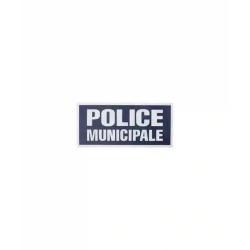 Flap "Police Municipale" Velcro 13x6cm Noir