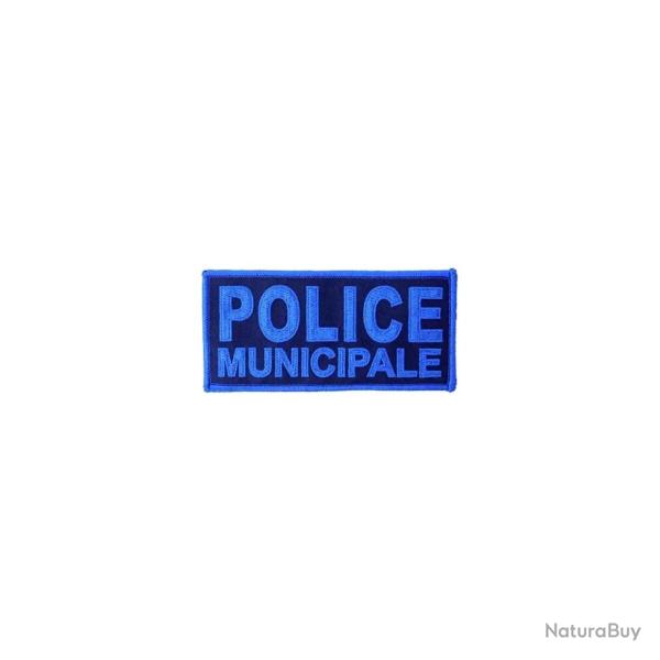 Flap Bleu Police Municipale Basse Visibilit� 13x6cm Marine
