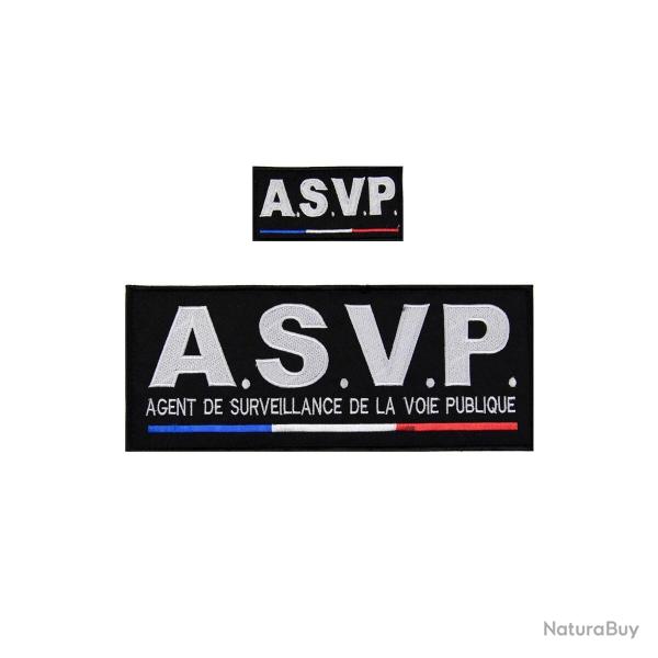 Pack Flaps Tissu A.S.V.P. Brod�s Noir